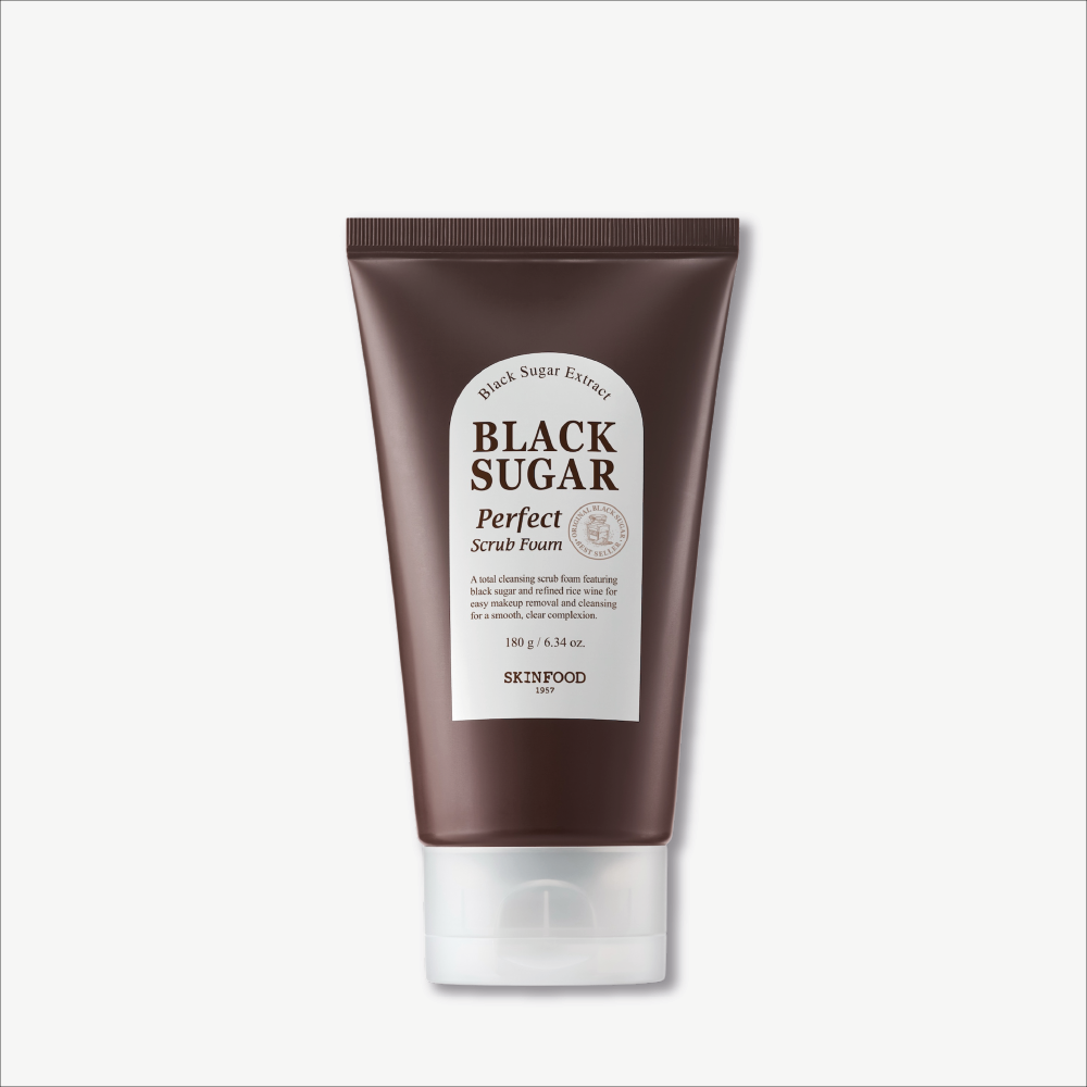 سكن فود رغوة تقشير السكر الأسود المثالية  180 جم