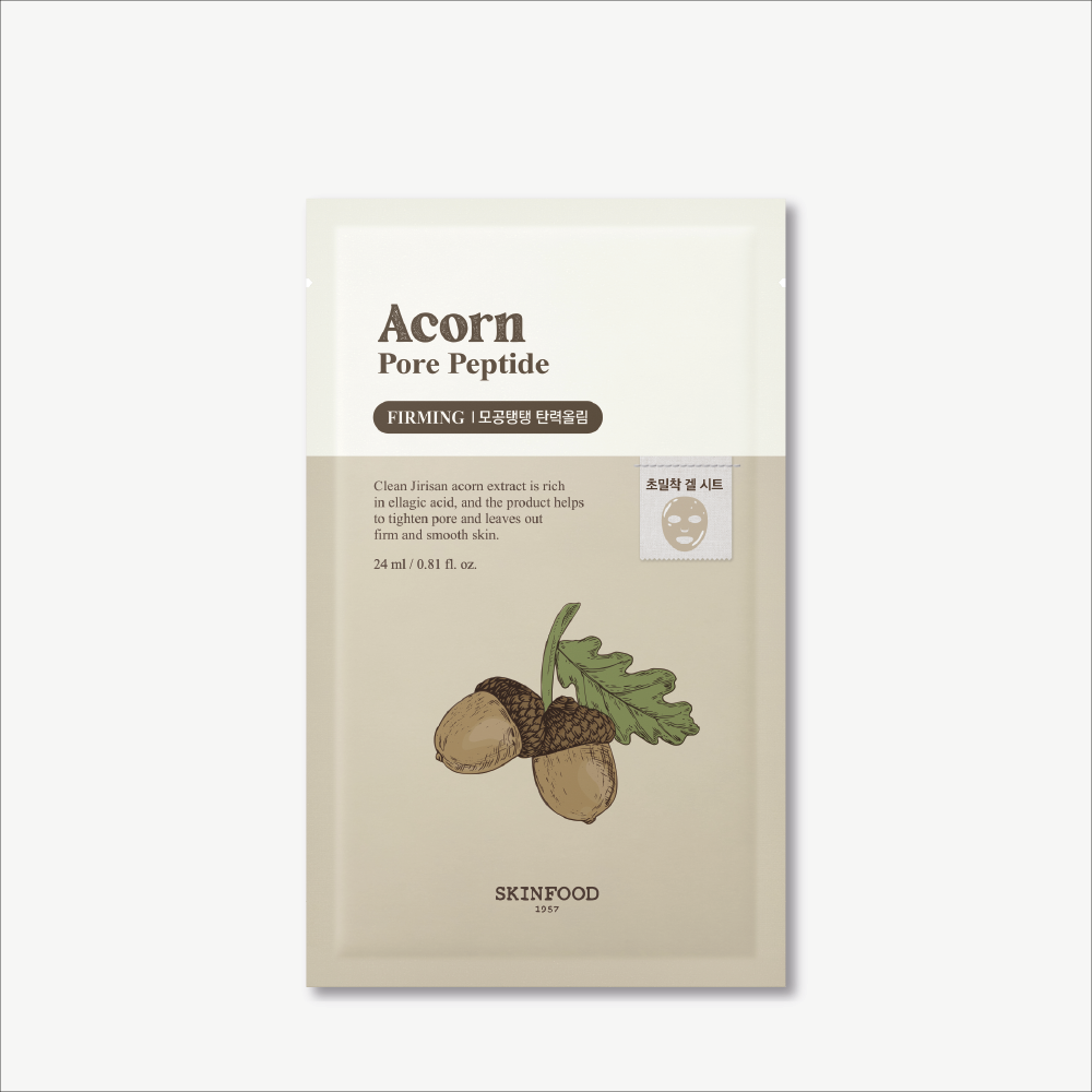 سكن فود قناع  البلوط والببتيد - للعناية بالمسام 24 مل