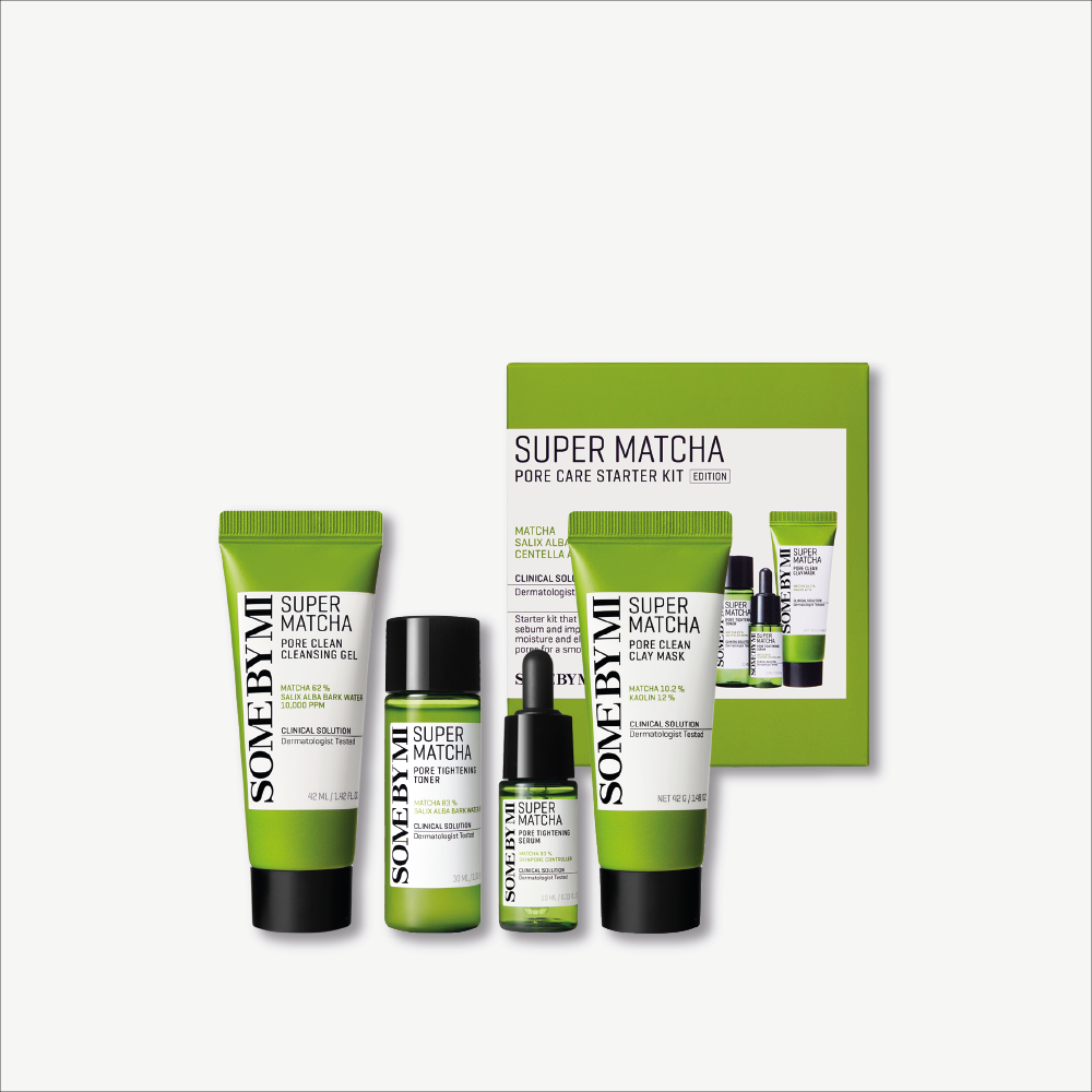 مجموعة سوبر ماتشا للعناية بالمسام